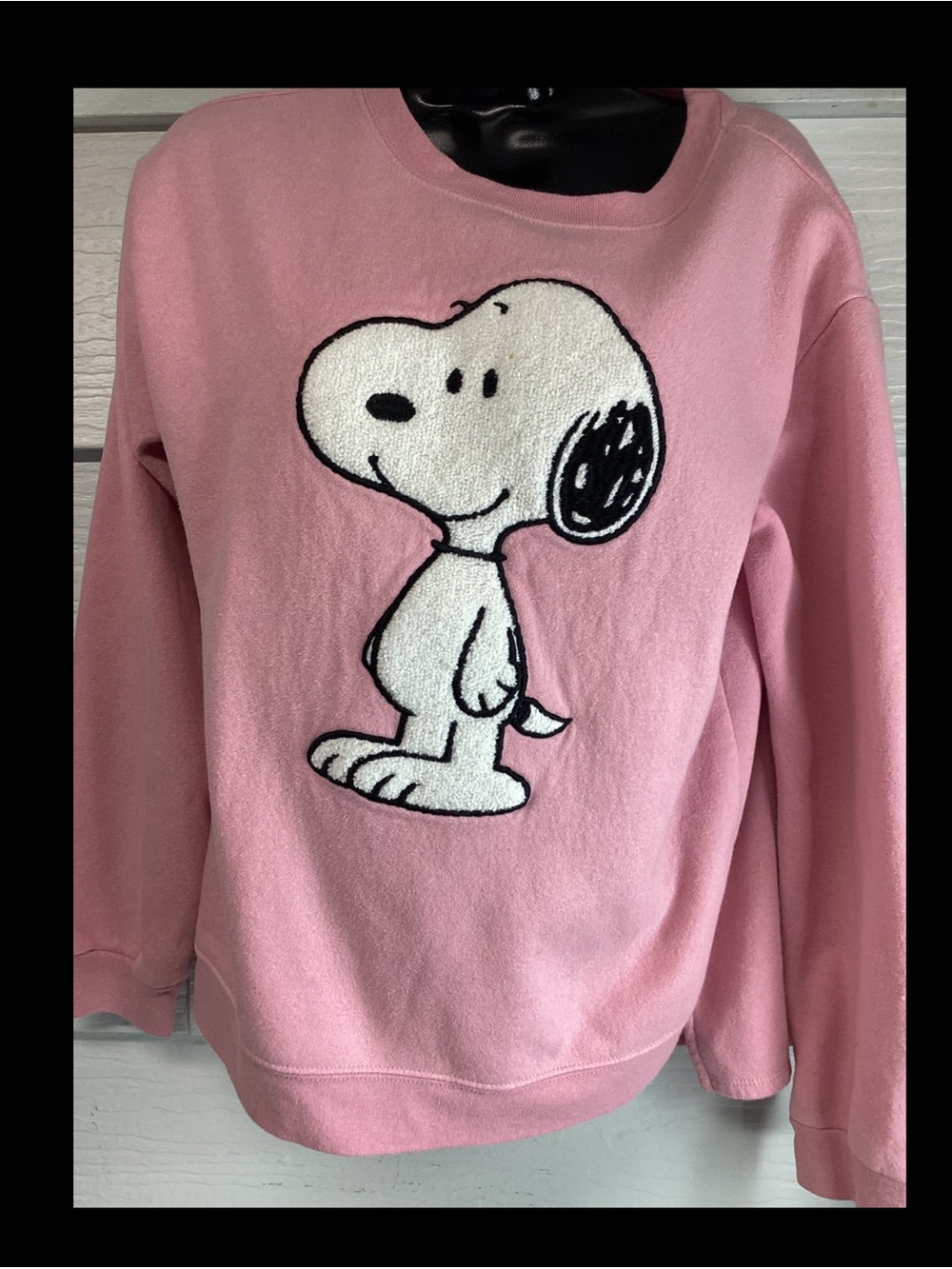 Pink Snoopy Graphic Crewneck Sweater.62